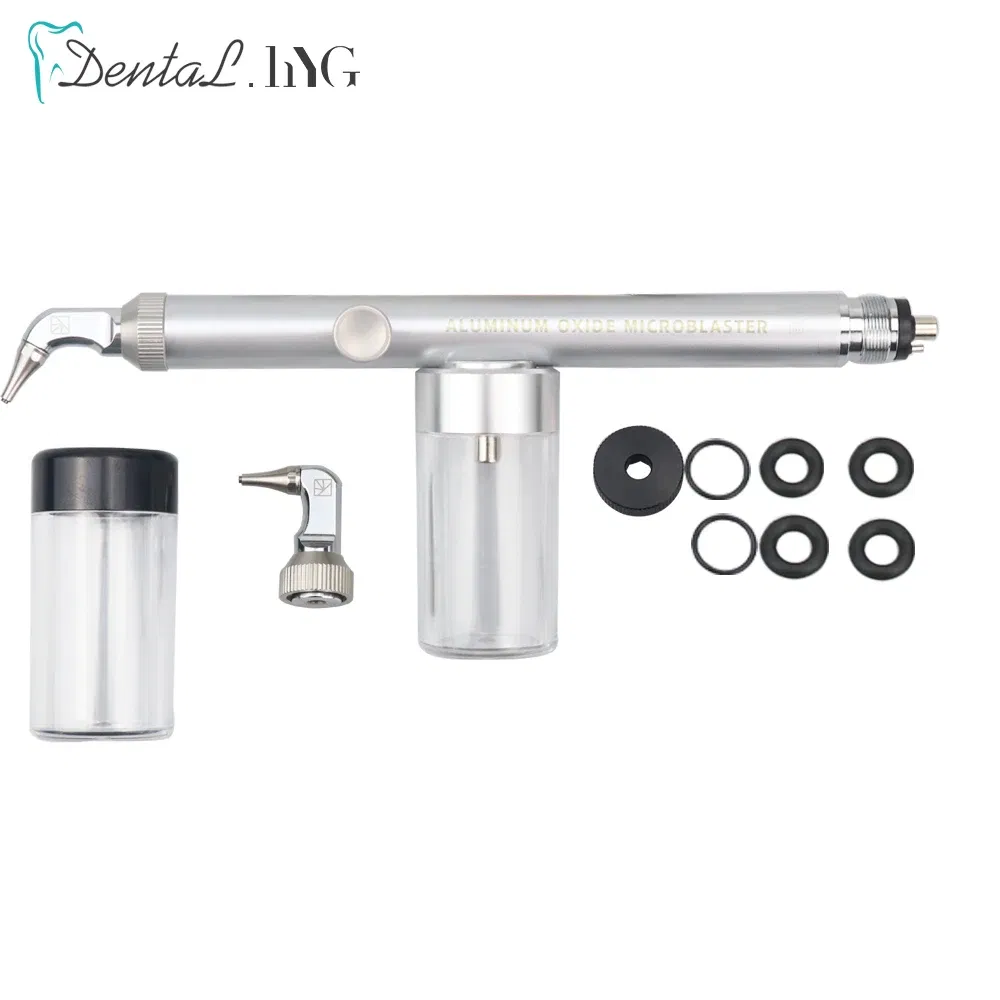 Color: GRAY - Dental Aluminum Oxide Micro Blaster Dental Alumina Air Abrasion Polisher Microetcher Sandblasting Sandblaster Lab Dentistry New