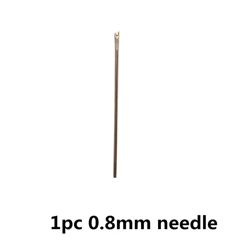 Color: Green - 1set DIY Doll Hair Toll Set 0.6/0.8mm Doll Hair Rooting Reroot Rehair Tool