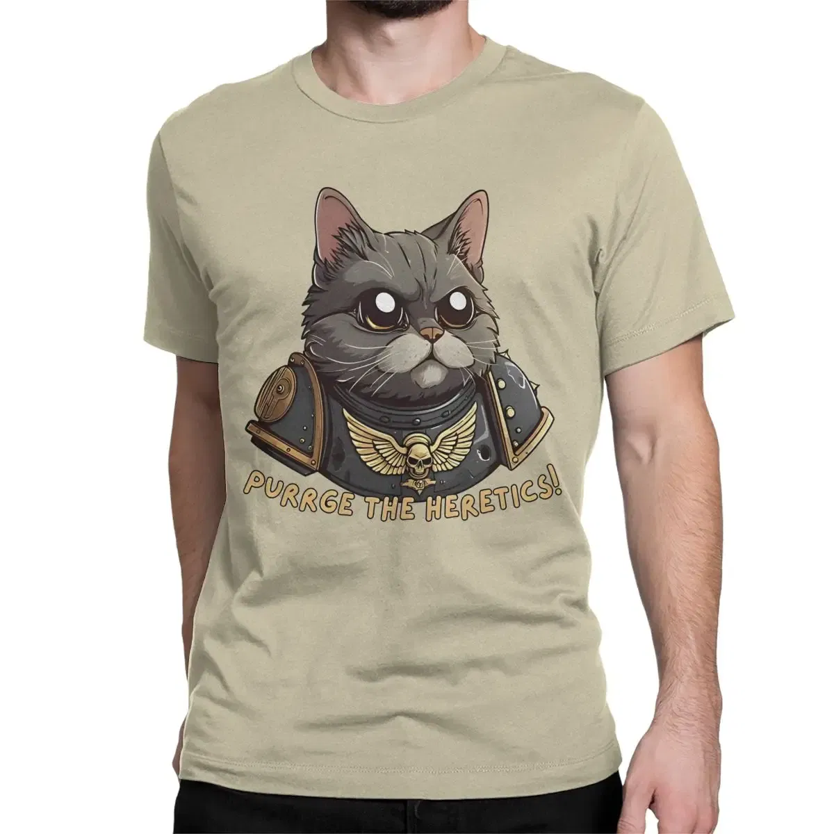 Color: Burgundy, Size: M - Awesome Adeptus Astartes T-Shirt Men Women's O Neck Pure Cotton T Shirts W-Warhammer 40k Short Sleeve Tee Shirt 6XL Tops