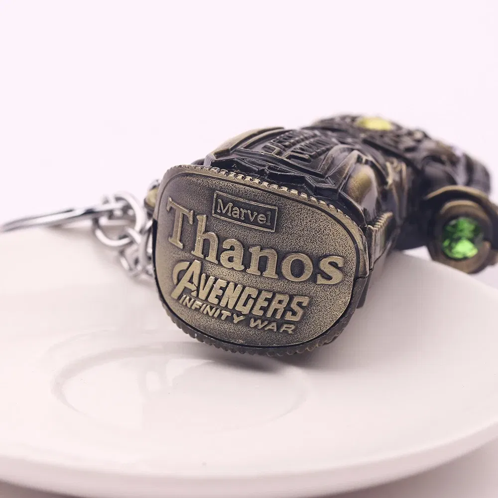 Color: green, Ships From: CHINA - Avengers Thanos Infinity Stones Gloves Bottle Opener KeyChain Marvel Jewelry Infinity Gauntlet Keyrings Backpack Key Holder