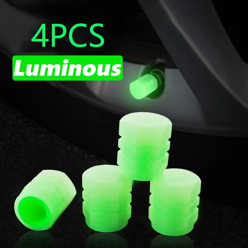 Color: Brown - Luminous Valve Caps Fluorescent Red Night Glowing Car for Mazda 2 Mazda 3 Mazda 5 Mazda 6 CX5 CX-5 CX7 CX9 Atenza Axela