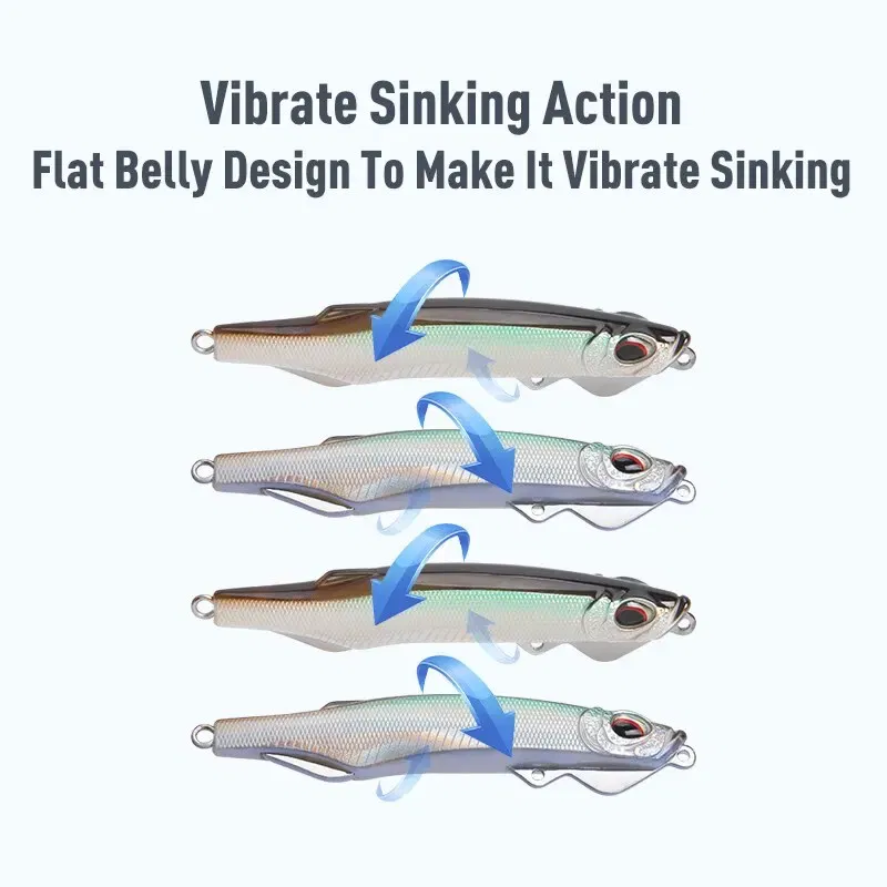 Size: 40mm, Color: Black & White Lable - Kingdom Fishing Lures Sinking Pencil 11g 16g 22g Far Casting Wobblers Artificial Hard Baits Fishing Tackles Lure For Pike Bass
