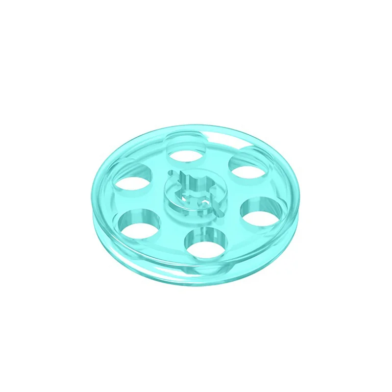 Color: wood - Buildings Blocks 4185 Wedge Belt Wheel (Pulley) For 2815 Tire High-Tech Wedge Belt Wheel GBC Toy MOC Set