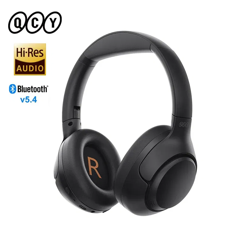 Color: Red, Ships From: CHINA - New! H3 ANC Wireless Headphones Bluetooth 5.4 Hi-Res Audio Over Ear Headset 43dB Hybrid Active Noise Cancellation Earphones 60H
