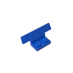 Color: PURPLE - Gobricks GDS-M493 TECHNICAL Spoiler, Plate Special 1 x 2 compatible with lego 30925 children's DIY Educational Building Blocks