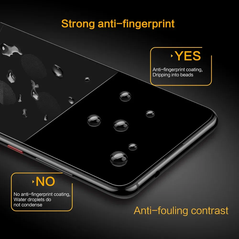 Color: Frosted, Material: Glass + PET - SmartDevil Tempered Glass For Redmi Note 9 8 Pro 7 Pro Screen Protector For Redmi 9T 10X 2.5D Curved Anti Blue Light 2 PCS
