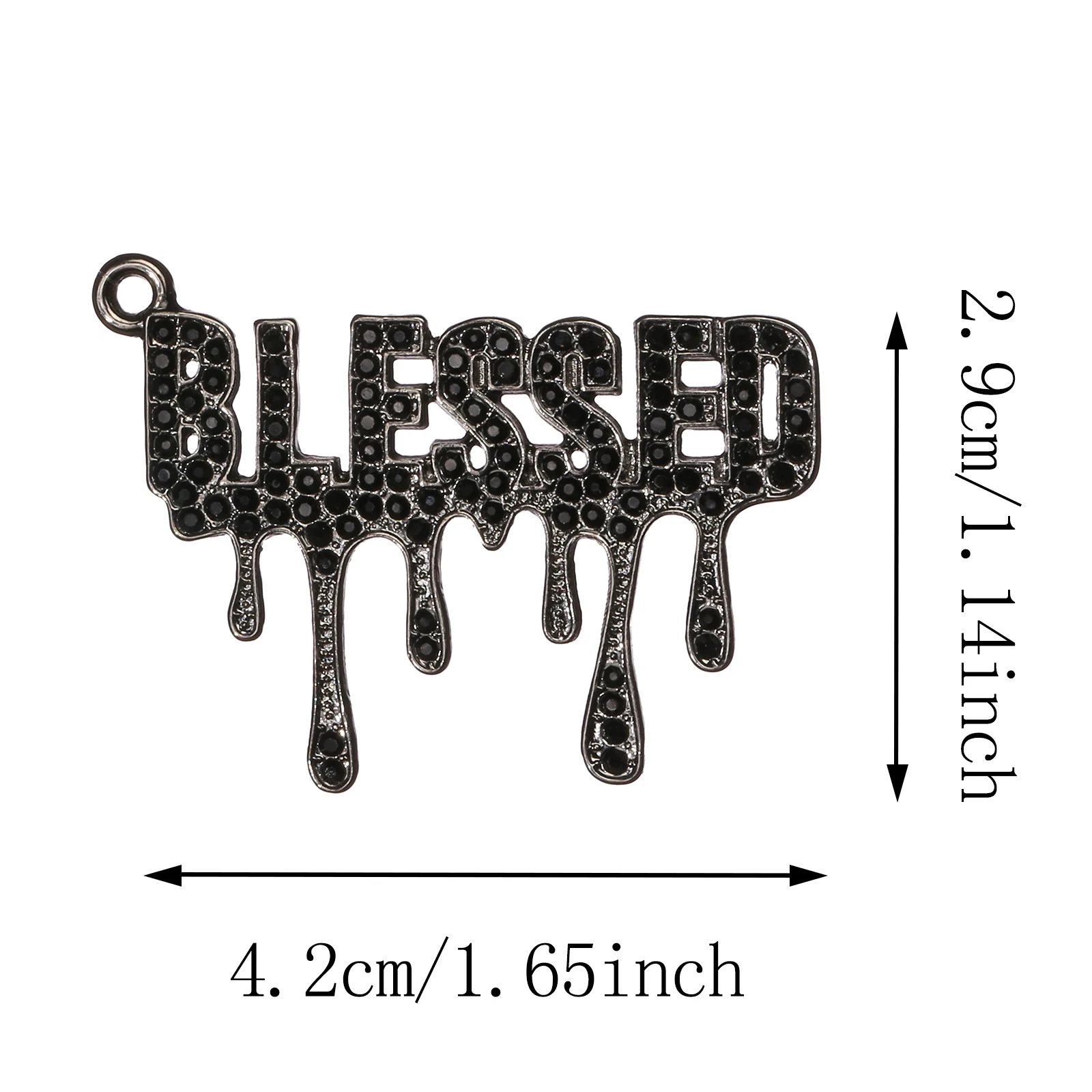 Metal color: Gold-color, Ships From: CHINA - 10pcs BLESSD Rhinestone Letter Charms For Bracelet Bangle Jewelry Making DIY Accessories Wholesale LTC0289-LTC0292