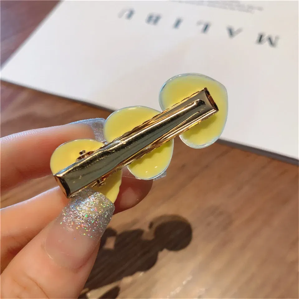 Color: Lavender - Summer Candy Color Heart Hair Clips Barrettes Sweet Transparent Jelly Hairpin Women Girls Cute Handmade Hairgrips Acccessories