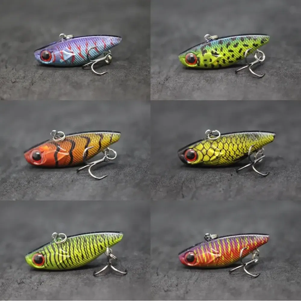 Color: Pink - wLure Fishing Lure Lipless VIB 4cm 4.6g Tiny Hard Lure Carp Fishing Fly Fishing Bait Tail Hook Sinking to Bottom L666