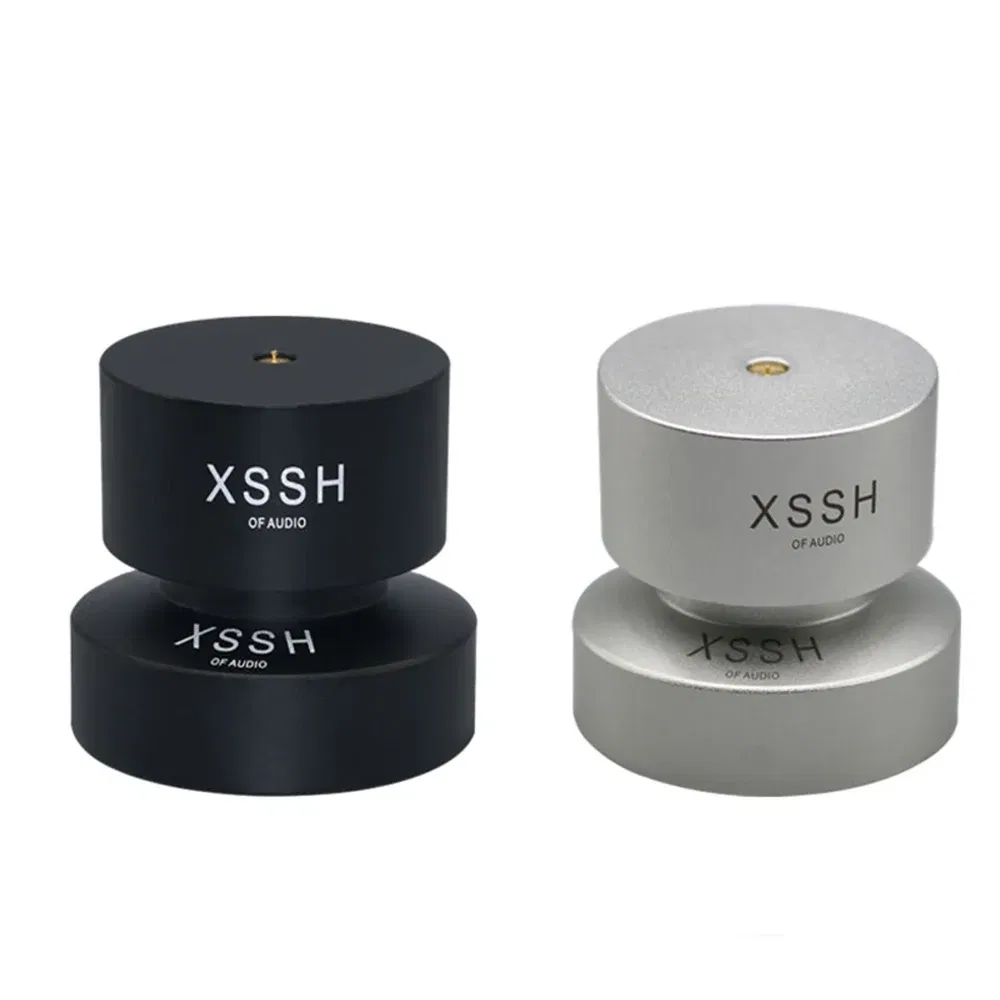 Color: WHITE, Bundle: Bundle 2 - 2023 New Shock Absorber Spikes XSSH Audio Audiophile Damping Pad HIFI Speaker CD Player Amplifier Aluminium isolation Feet Spike