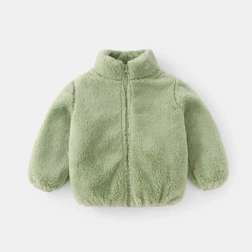 Color: black, Kid Size: 12M - Kids Winter Coats 2024 New Children Outerwear Boy Warm Fleece Jacket Baby Girls Jackets for Autumn Spring Children Clothing