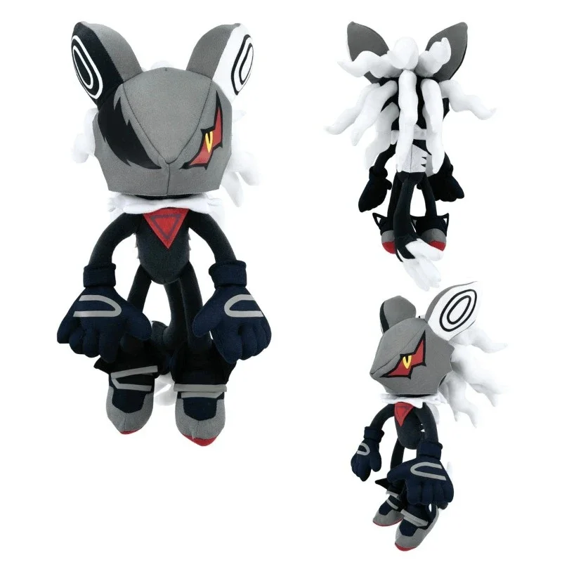 Color: FireBrick - Hot Sale Sonics Plush toys Anime Figure Infinite Shadow Chaos Soft Stuffed Animals Sofa Pillows Kids Toys Home Decoration
