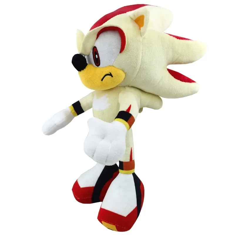 Color: FireBrick - Hot Sale Sonics Plush toys Anime Figure Infinite Shadow Chaos Soft Stuffed Animals Sofa Pillows Kids Toys Home Decoration
