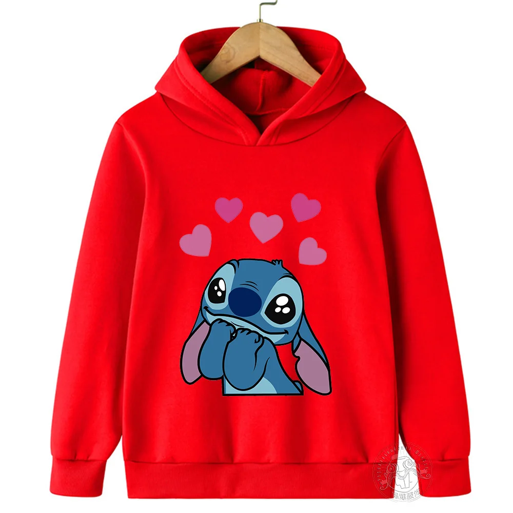 Color: black, Kid Size: 4T - Autumn and winter cute cartoon hoodie trend fashion children boys and girls eye-catching wear multi-size optional new products