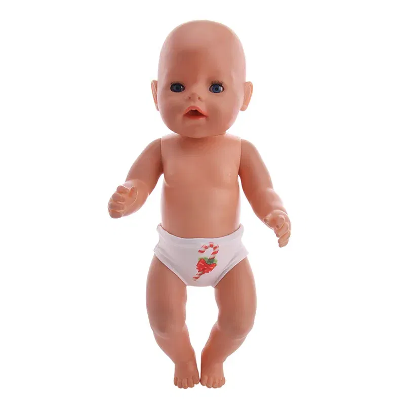 Color: Clear - Doll Panties 24 Pattern Panties For 18 Inch American&43Cm Baby New Born Doll Our Generation , For Baby Birthday Festival Gift