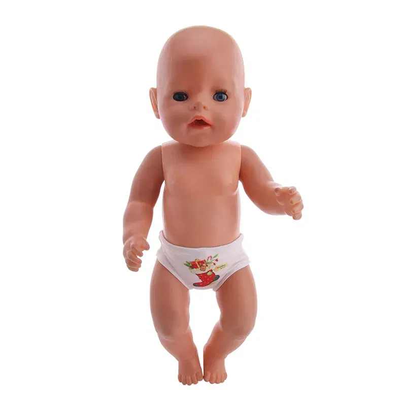 Color: Clear - Doll Panties 24 Pattern Panties For 18 Inch American&43Cm Baby New Born Doll Our Generation , For Baby Birthday Festival Gift