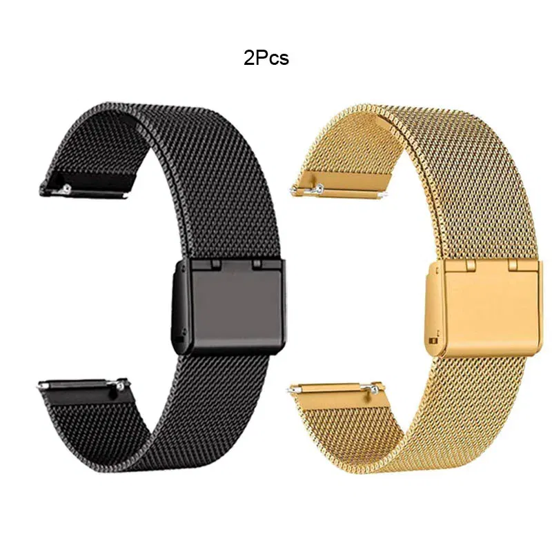Color: Yellow, Size: 20 - Bracelet For Huawei Watch GT 3 Pro 43mm 46mm Stainless Steel Watchband Huawei Watch GT 4 46MM Milanese Metal Bracelet