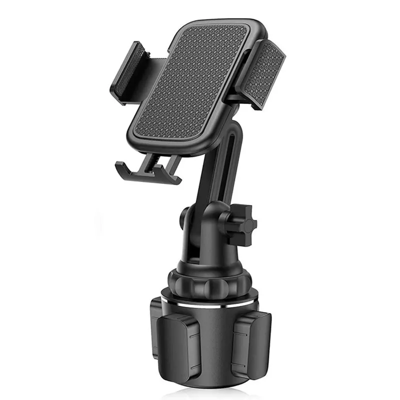 Color: black - Universal Car Phone Holder Cellphone Mount Stand Adjustable Car Cup Phone Mount for iPhone 14 13 12 Por MAX Huawei Samsung
