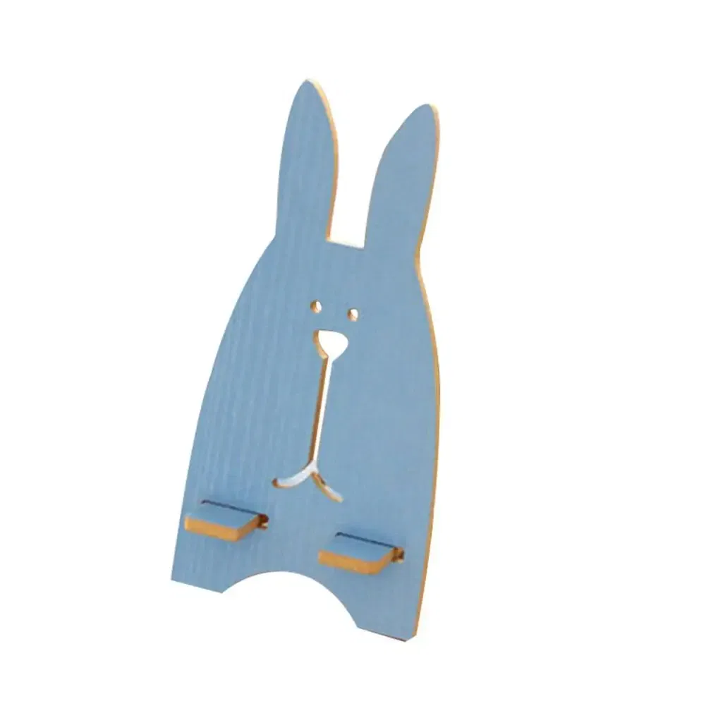 Color: Yellow - Portable Wood Mobile Phone Cellphone Holder Desktop Mount Stand Bracket Rack Mobile Phone Accessories 2021