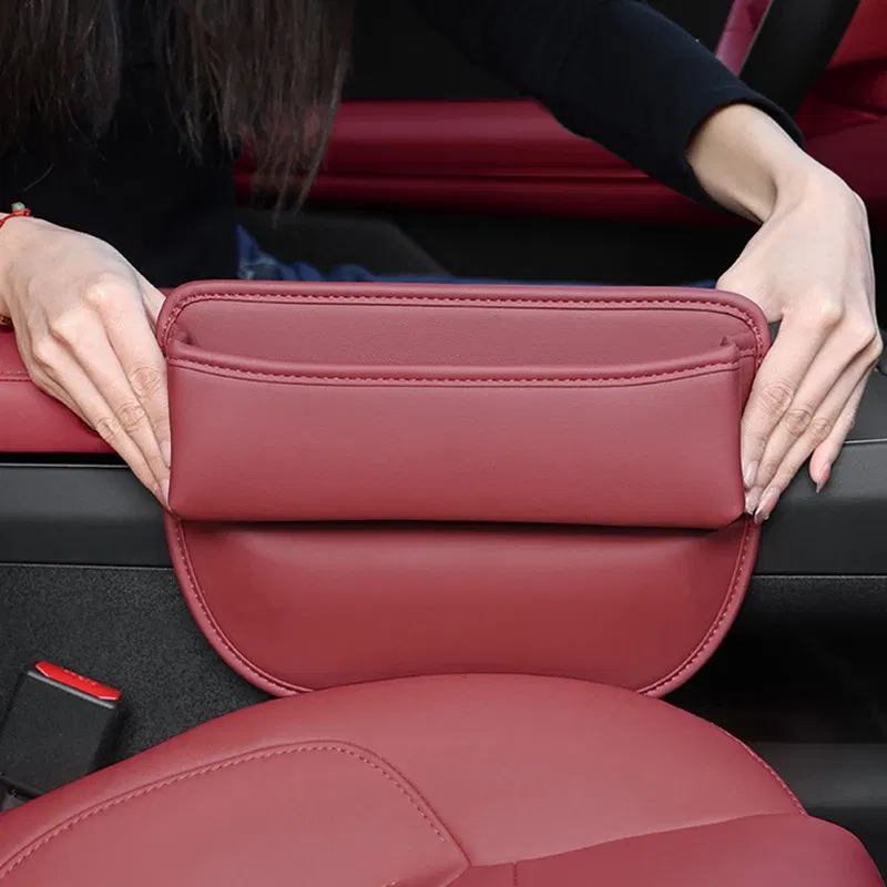 Color Name: Black - Car Front Seat Crevice Storage Box Pocket For BMW E46 E39 E60 E90 E36 F30 F10 X5 E53 E70 E34 E30 F20 F15 G30 G31 Car Accessories