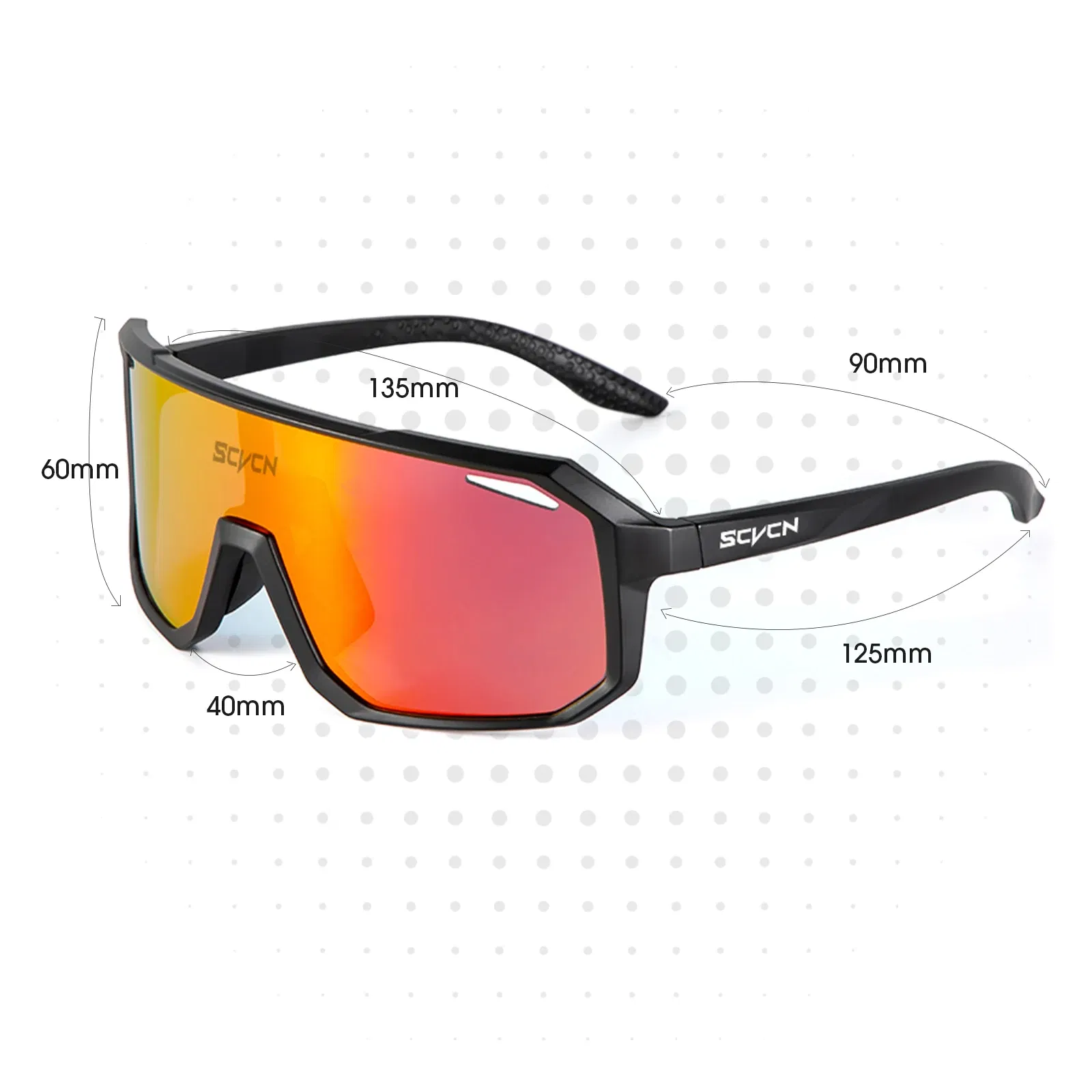 Color: Burgundy, Lenses Color: WHITE - SCVCN Sports Men UV400 Sunglasses Cycling Glasses Photochromic Cycl Camp Bike Eyewear MTB Outdoor Goggles Bicycle Women Hunting