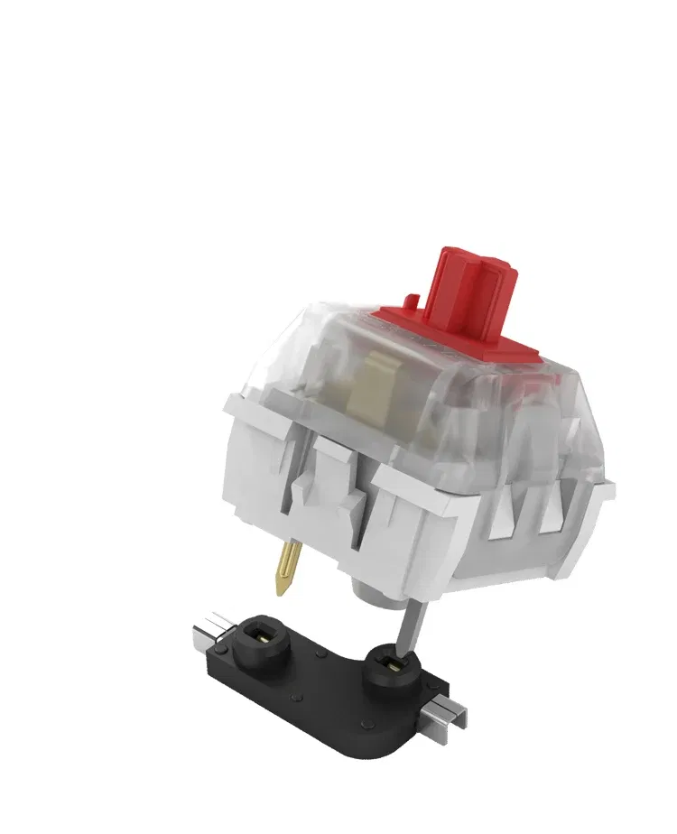 Color: black - Wholesales Kailh Hot-swappable PCB Socket Sip socket Hot Plug CPG151101S11 For Mechanical Keyboard DIY