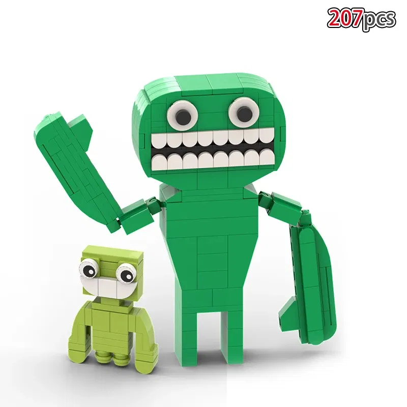 Color: Silver - Monster Garten of BanBan Building Blocks Toys Set Anime Action Figure Animal Bricks Toys Set for Kids Boys Birthday Easter Gift