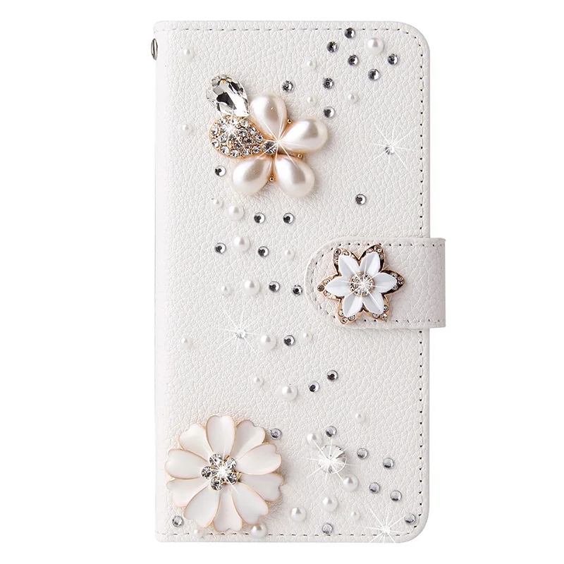 Color: Blue, Material: PC + TPU - Flip Glitter Case For Samsung Galaxy S25 Ultra S24 FE S23 S22 S21 S20 Plus A35 A55 A16 A14 A15 A34 A54 Leather Cover Case