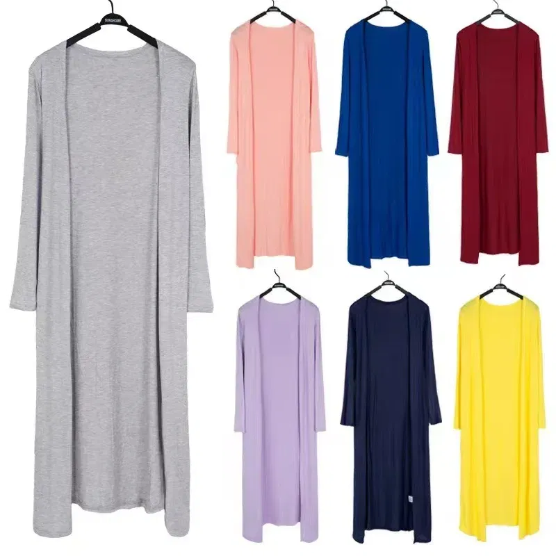 Color: Navy Blue?€ AE existing skus?‰, Size: One Size - Summer Autumn 12 Colors Women Modal Long Cardigan Female Cotton Sweater Cardigans Long Sleeve Women Casual Coat Ladies Outerwear