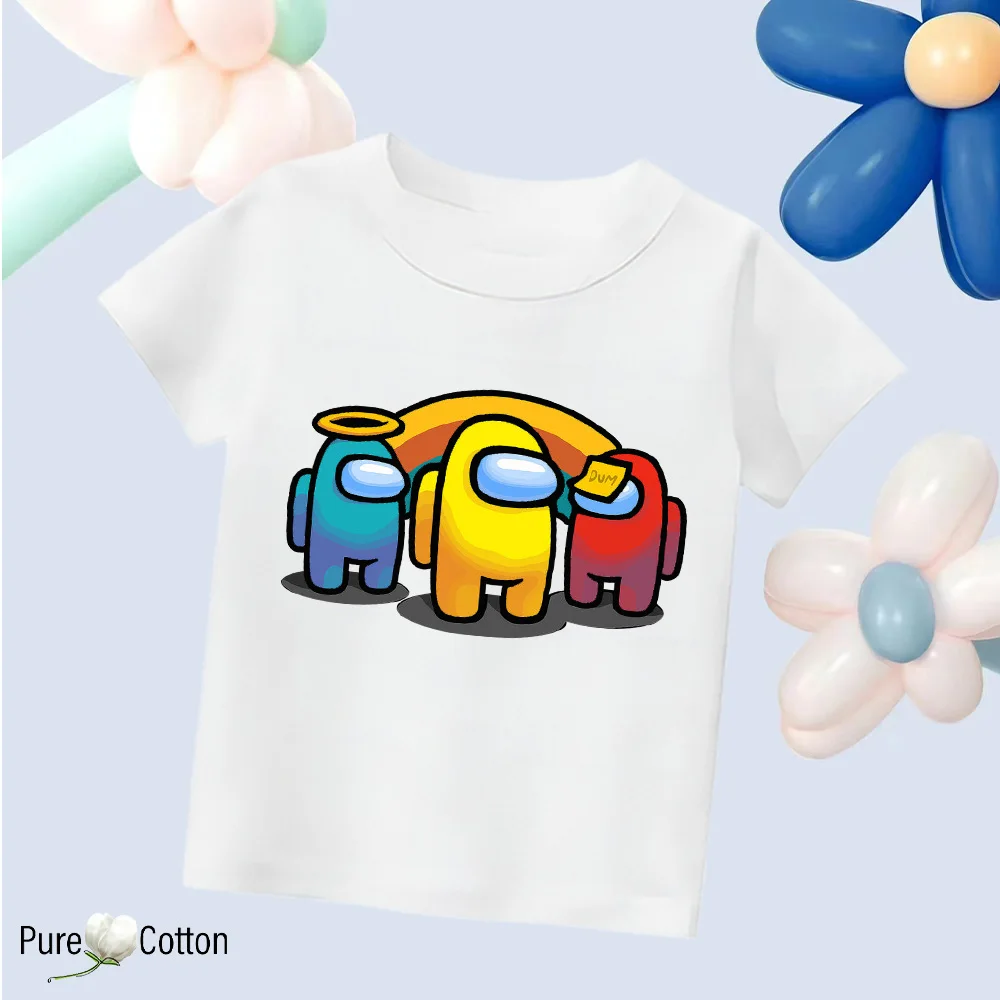 Color: Beige, Kid Size: 6 - Summer trend wear with many anime patterns sunscreen printing close to the skin cool 4-12 years old children delicate line unifo