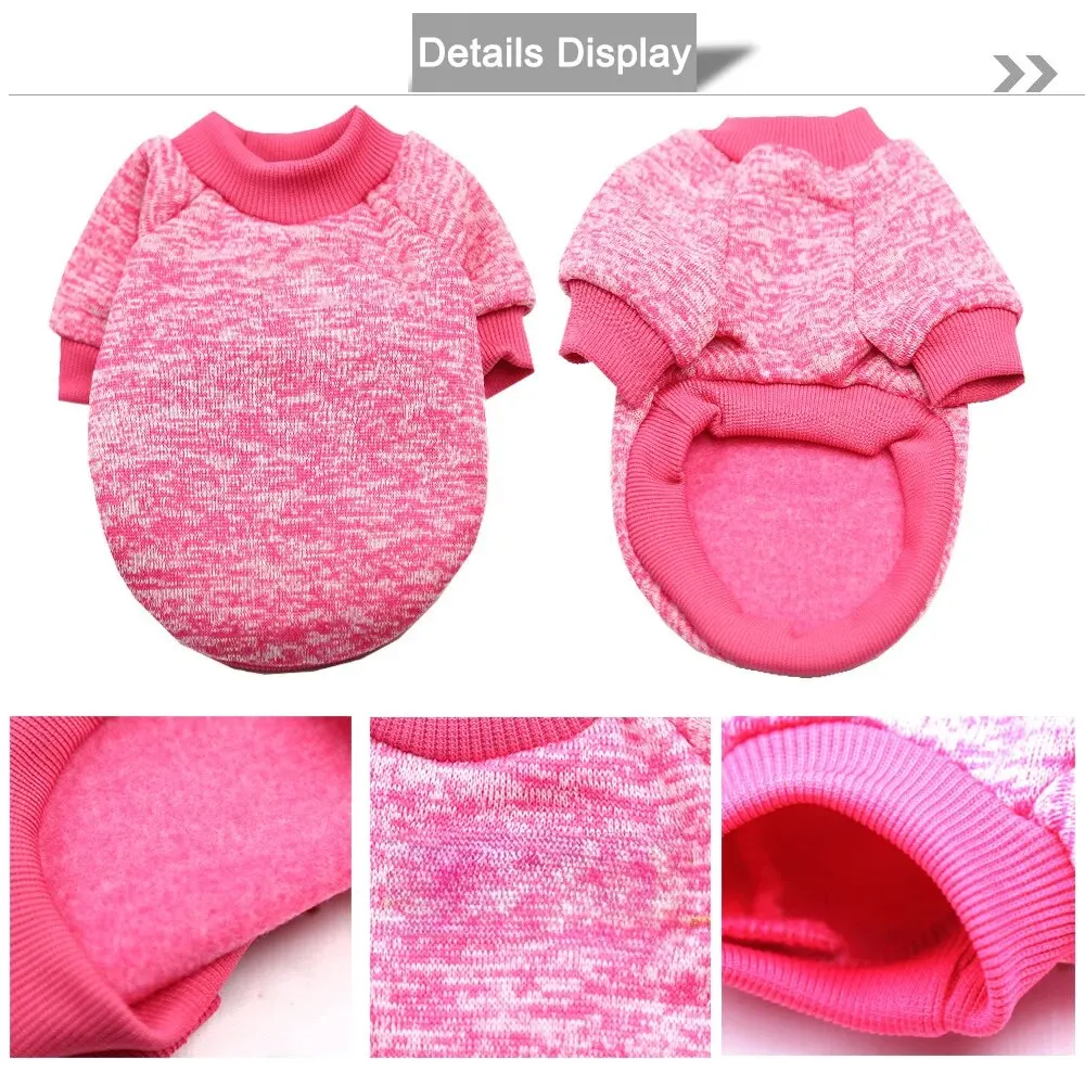 Size: XL, Color: Silver - Dog Warm Clothes Spring Autumn Winter Cute Fashion Jacket Round Neck Sweater Pet Supplies Teddy Dog Cat Clothing Pet Accessories