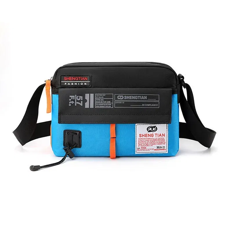 Color: Gold - New Fashion Oxford Bags Men's Shoulder Bag Man Waterproof Messenger Crossbody Bags For Men 2023 Business Bags For Men