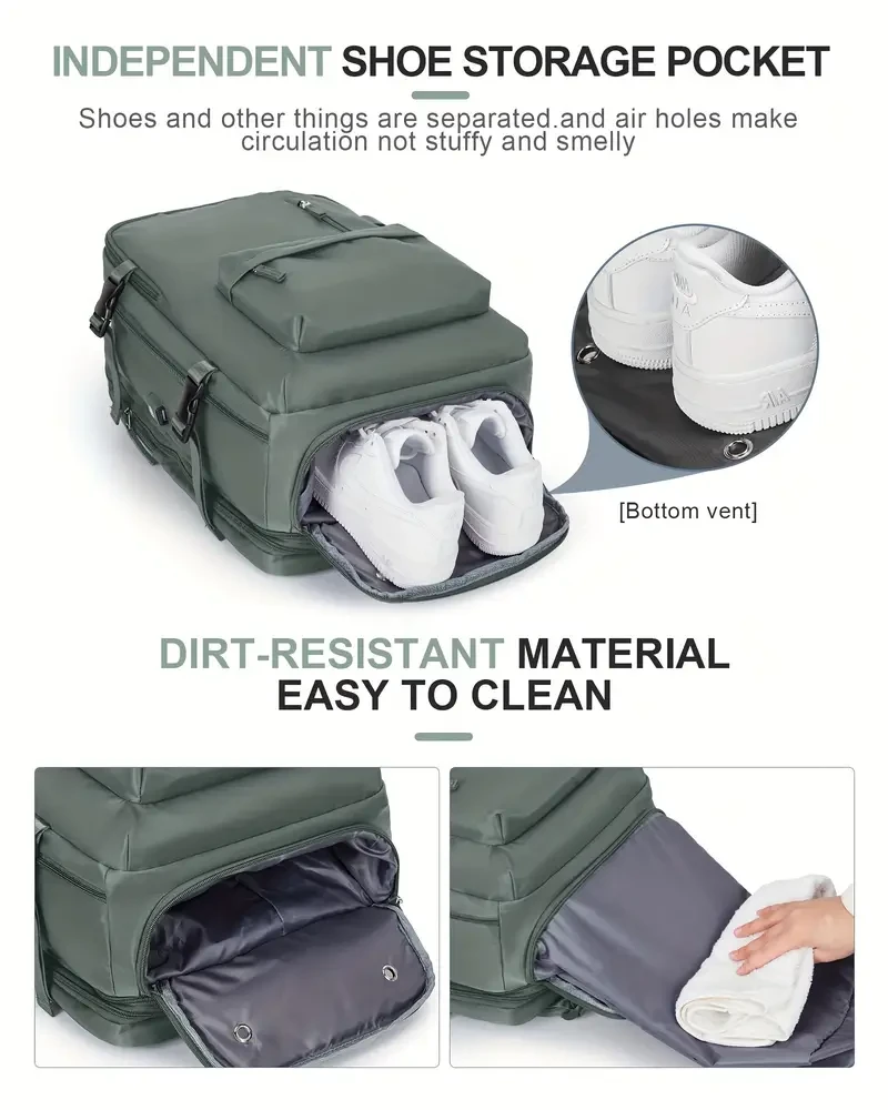 Extra Large Capacity Travel Backpack for 2024 – Business Travel Storage Backpack