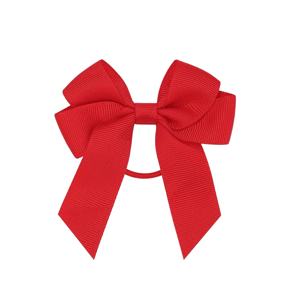 Sweet Hair Ribbon Hair Band for Girls Toddler Cheer Bow Head Rope Kids Headwear Double Ponytail Support Hair Accessories