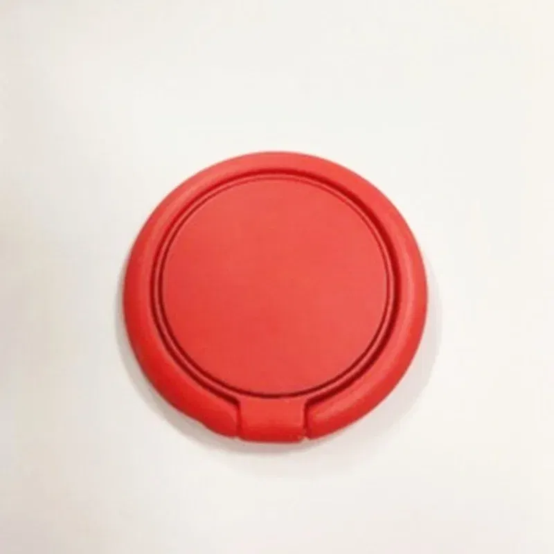 Color: Yellow - Ring Buckle Phone Holder Stand All Metal Paint Mobile Phone Buckle  Finger Ring Phone Holder for Phone Iphone Accessories
