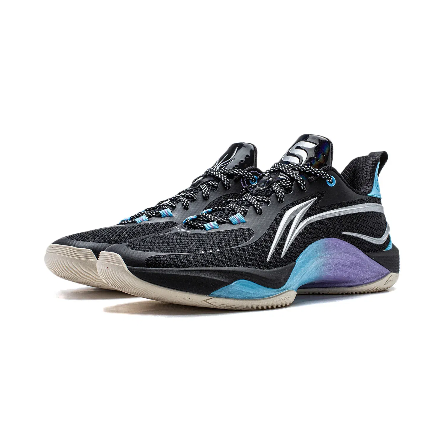 Color: black, Shoe Size: 10.5 - Li-Ning Men SHINING On Court Basketball Shoes Fred VanVleet Breathable Cushion LIGHT FOAM PLUS Sneakers Sport Shoes ABPU001