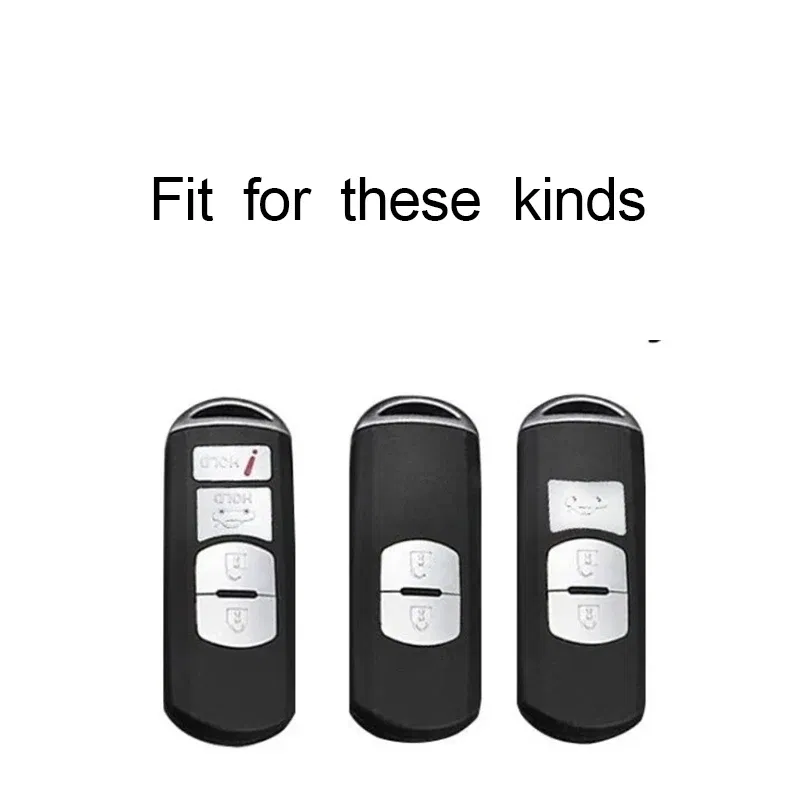 Color Name: Dark Grey - TPU Car Remote Key Case Cover for Mazda 2 3 6 Atenza Axela Demio CX-5 CX5 CX-3 CX7 CX-9 2015 2016 2017 2018 2019 Accessories