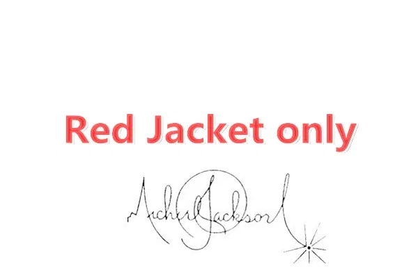 Color: Red, Size: 4XL - Michael Jackson Costumes Jacket Beat It for Adults Cosplay Impersonate Halloween Christmas