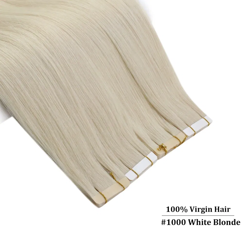 Color: P5/8/18, Items per Package: 40 pcs, Length: 14 inches, Life Span: 12 months - [Last 12 Months] Ugeat Tape in Hair Extensions Virgin Human Hair 10A Grade Tape in Extensions  Human Hair