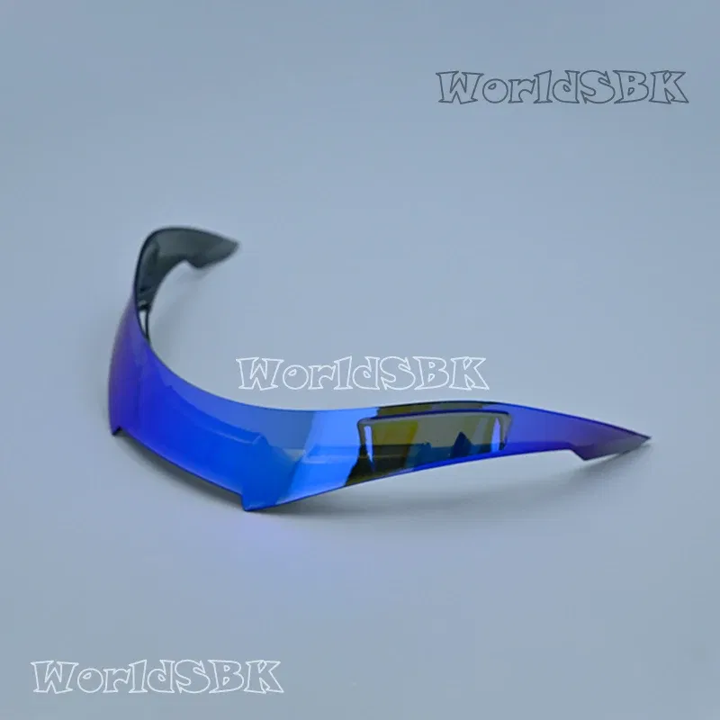 Color: Black - Motorcycle Helmet Rear Spoiler Replacement for AGV K6 Tail Parts & Accessories