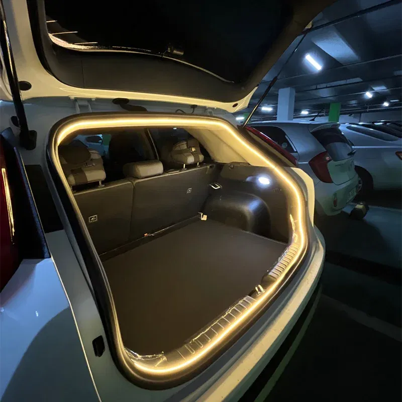 Emitting Color: 6000K Cold White - BLALION ?°??°• Frunk Brighten LED Strip Modified Ambient Light For Tesla Model 3 Y S 5M Waterproof Flexible Atmosphere Lamp 트? ??¬ ?•°?„?–?트