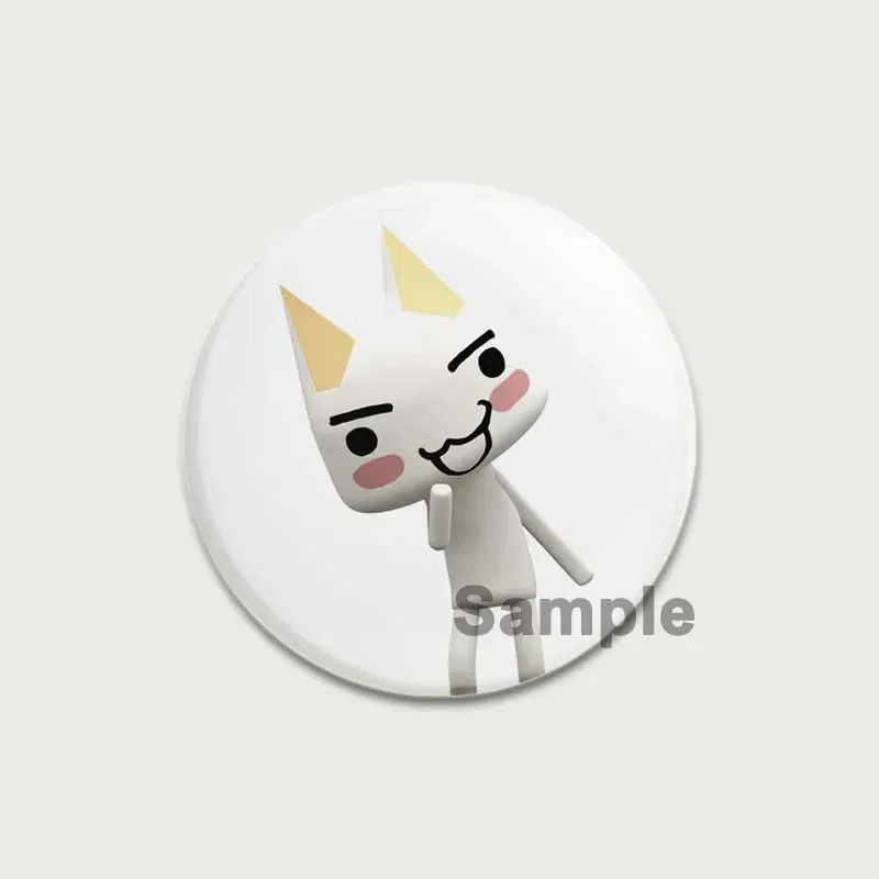 Cartoon Funny Toro Inoue Cat Pins Tinplate Badge DIY Custom Brooch for Fans Collection Gifts Decorative Clothes Hats