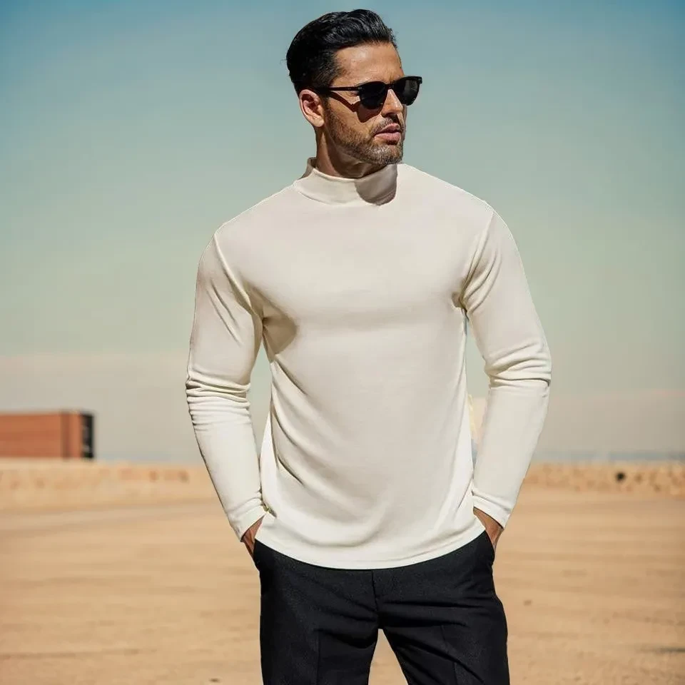 Long White T-Shirt Men's