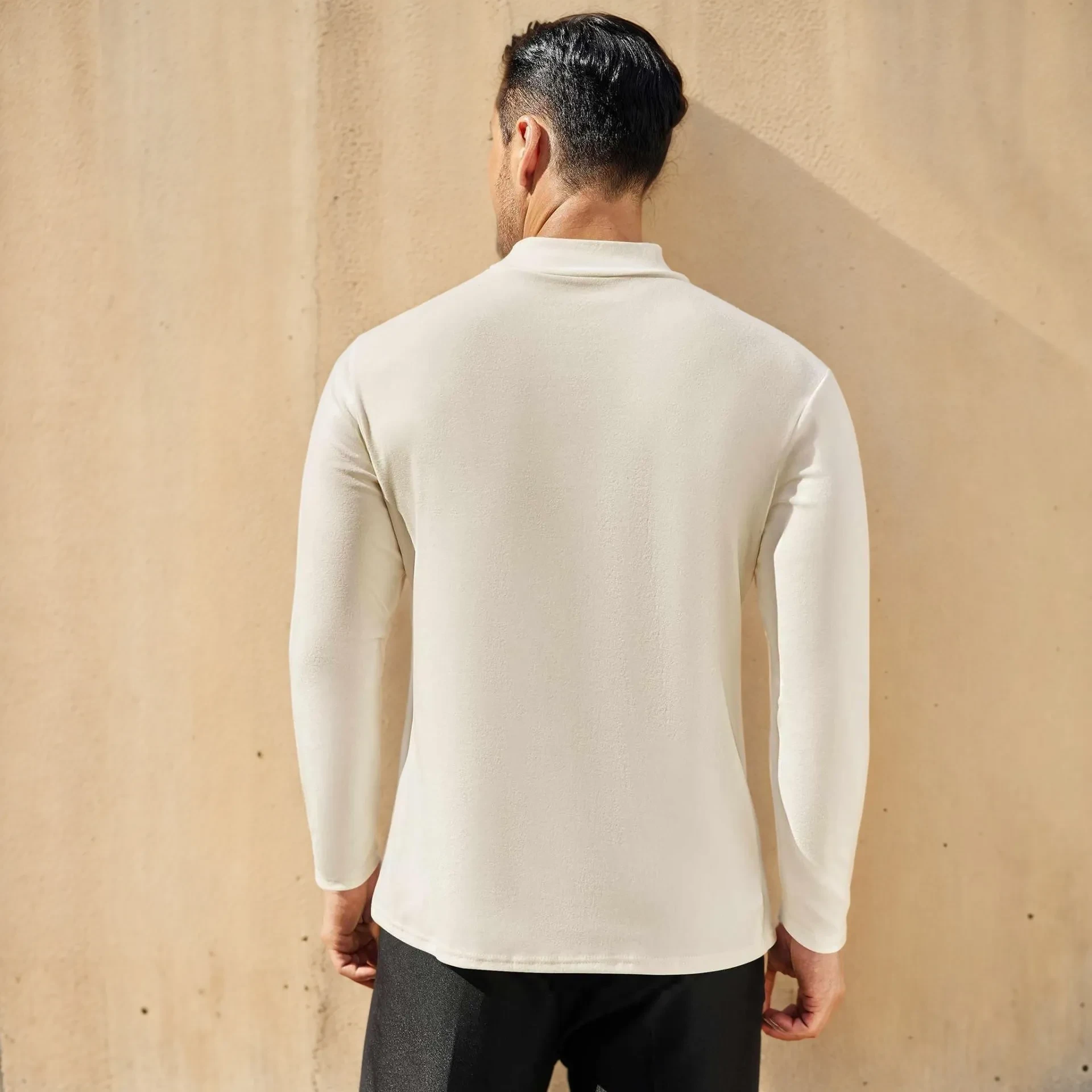 Long White T-Shirt Men's