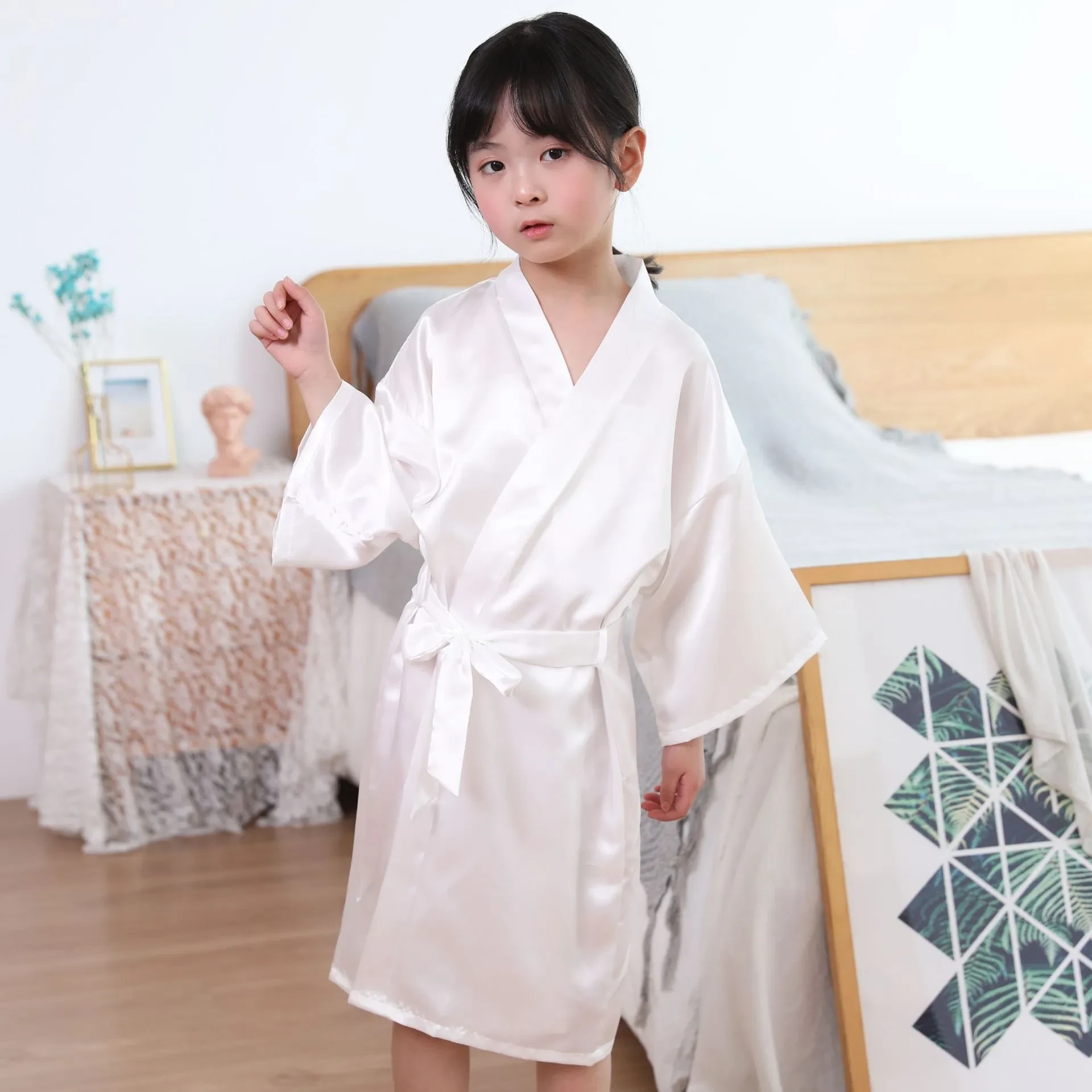 Childrens Cotton Dressing Gown