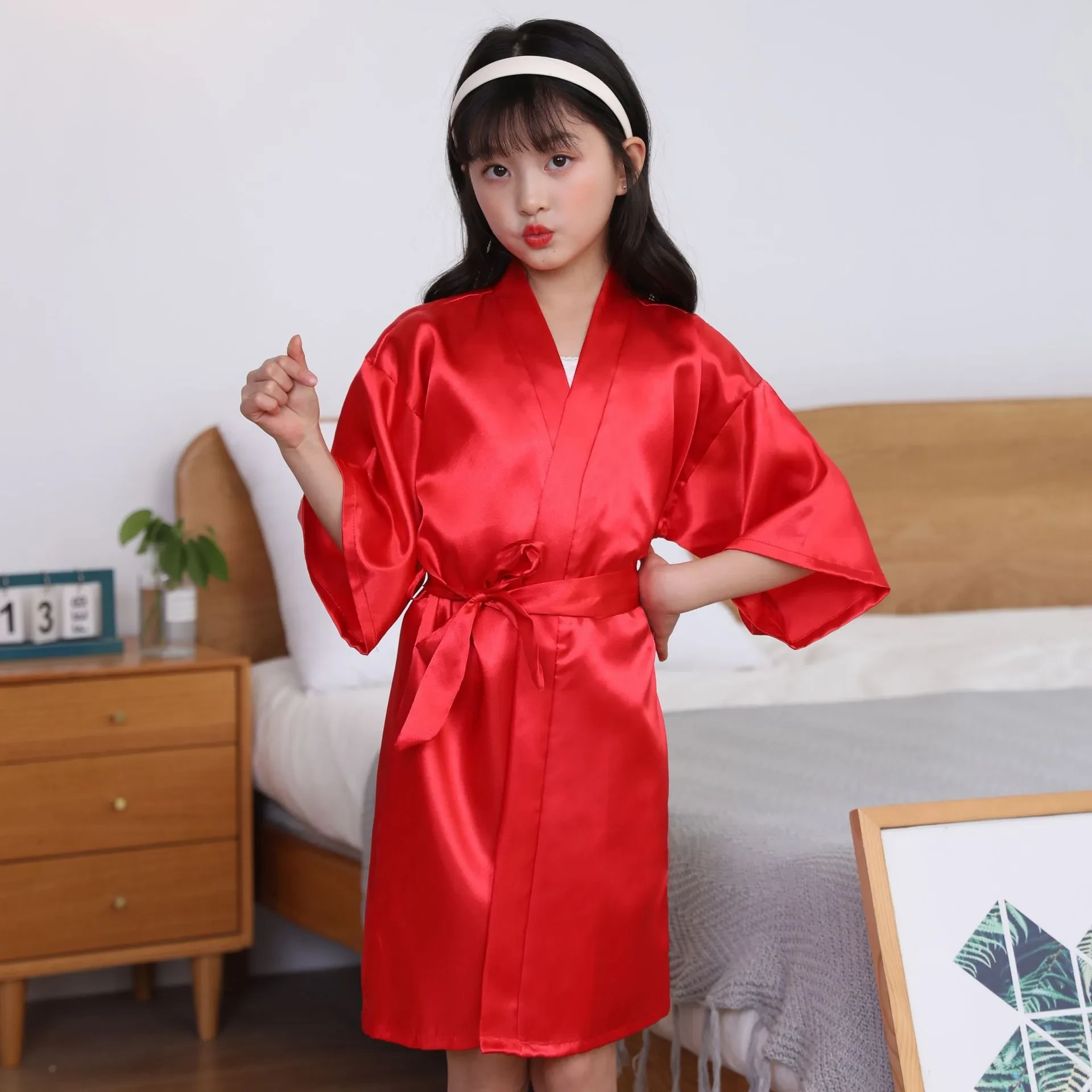 Childrens Cotton Dressing Gown