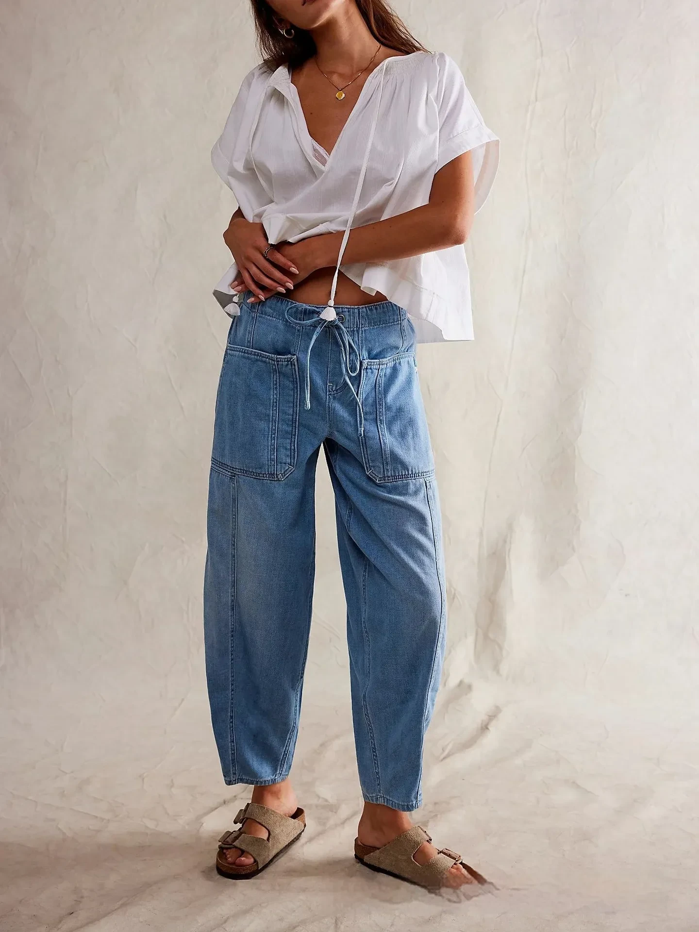 Women's Barrel Jeans