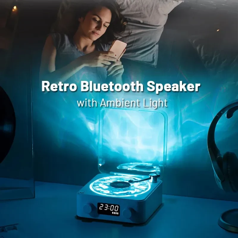 Mini Retro Record Player