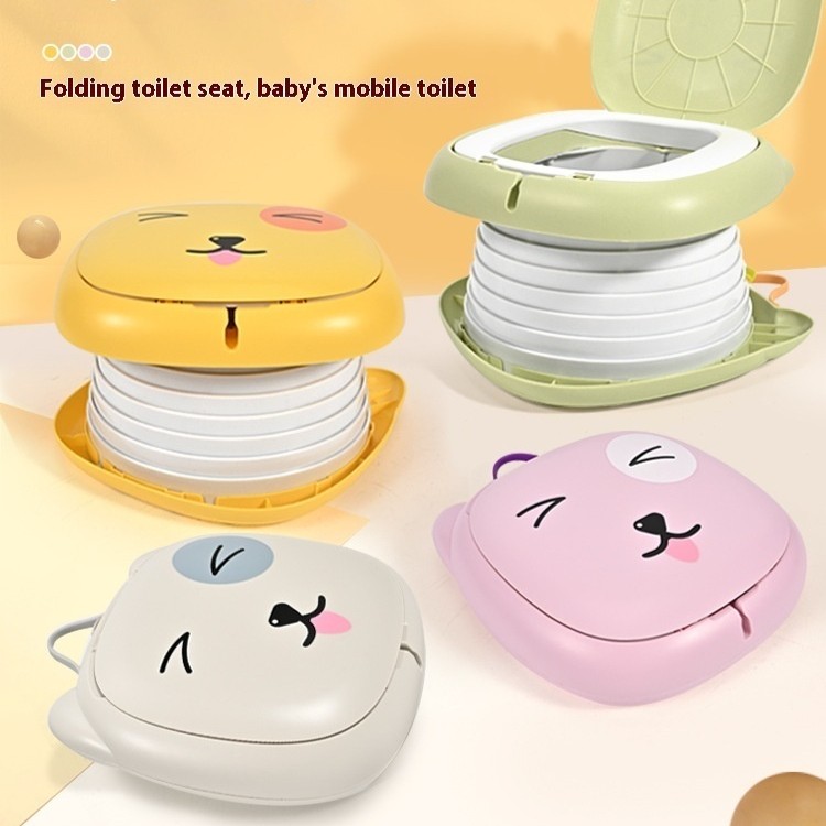 Cartoon Children's Foldable Travel Potty Seat