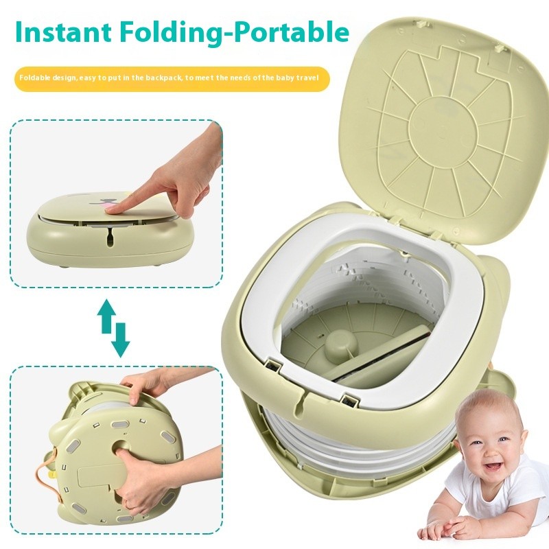 Cartoon Children's Foldable Travel Potty Seat